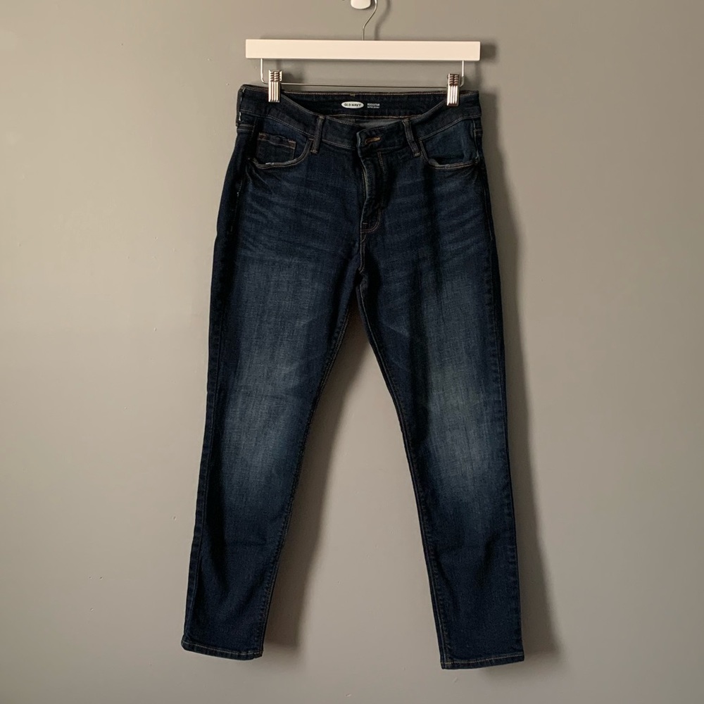 Old Navy Rockstar Super Skinny Dark Wash Jeans